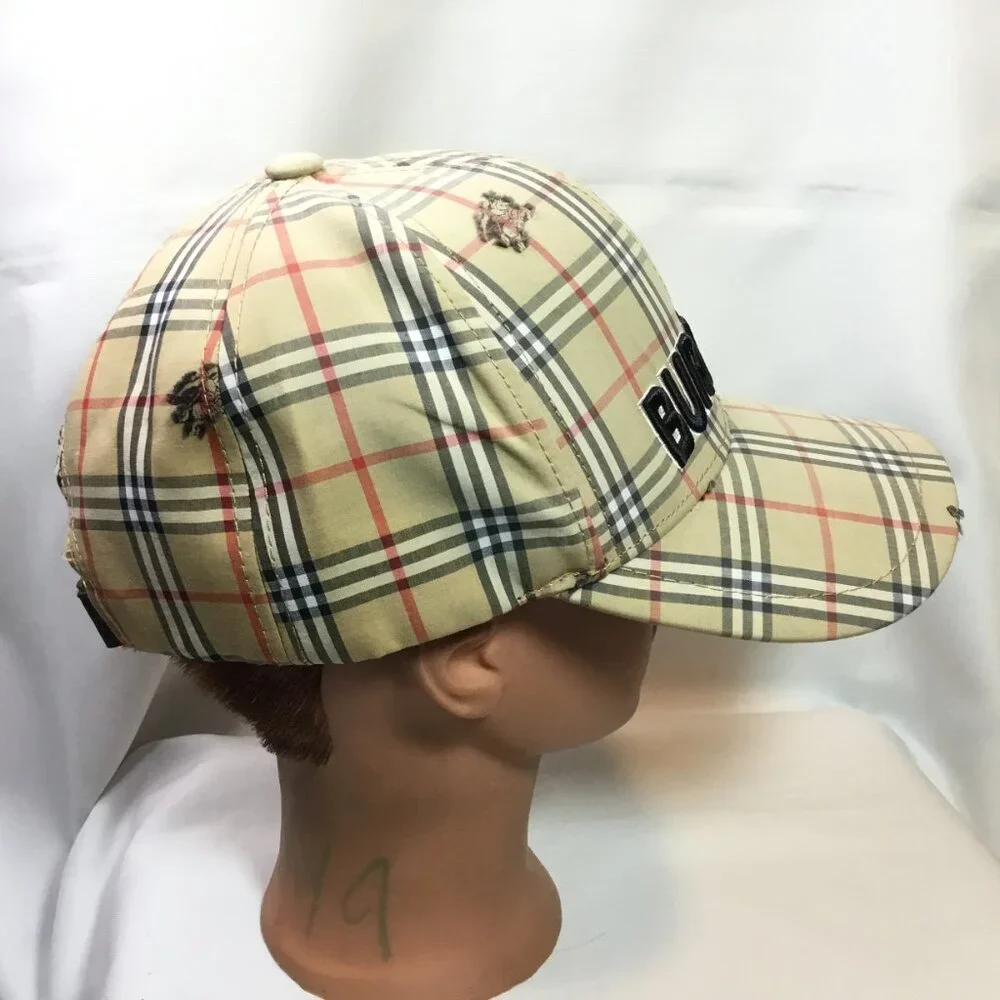 Burberry Adjustable Baseball Cap Leather Adjustable Strap - Perfect Condition - Picture 4 of 8